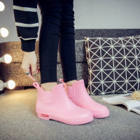 春秋雨鞋女低帮时尚韩版厨师雨靴防滑短筒水鞋防滑保暖防水鞋胶鞋