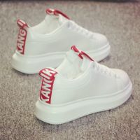 2017秋冬街拍运动鞋女韩版休闲鞋百搭内增高女鞋厚底学生小白鞋子