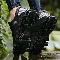 战士跑鞋专业马拉松跑步鞋黑色透气训练鞋健身房运动鞋男