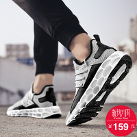 战士跑鞋男夏季2018透气超轻跑步鞋子耐磨健身房运动鞋男