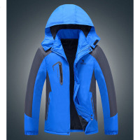 新款男女款冲锋衣户外休闲情侣冬季加厚抓绒棉服加绒加棉防风防雨