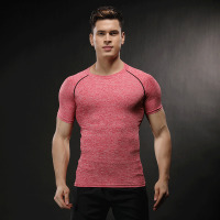 运动紧身衣肌肉健身服男速干短袖T恤夏季 篮球兄弟跑步弹力训练衣