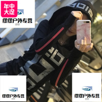 显瘦修身健身长袖女紧身跑步速干连帽瑜伽服上衣秋冬弹力t恤休闲