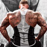 肌肉队长健身背心男兄弟运动跑步篮球训练服弹力宽松无袖速干上衣