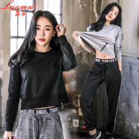 运动套装女新款春秋宽松速干健身房专业瑜伽服韩国健身服女三件套