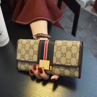 桂兰珊(Guilanshan) 2020新款欧美类钱包女长款大容量类牛皮手机时尚钱夹手拿包潮