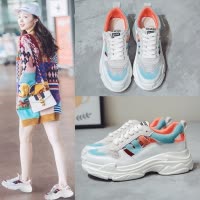 桂兰珊（Guilanshan） 老爹鞋女鞋子2020新款夏季韩版ulzzang透气原宿ins百搭春季运动鞋