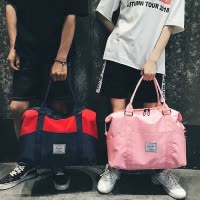 桂兰珊（Guilanshan） 手提短途旅行包防水健身包男女轻便简约行李包潮酷运动包单肩背包
