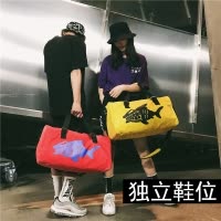 桂兰珊（Guilanshan） 独立鞋位健身包女瑜伽运动训练包短途旅行包男防水手提包斜挎大包
