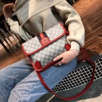 桂兰珊（Guilanshan） 2020新款女包小方包女士单肩包欧美复古斜挎包撞色双层迷你小包包