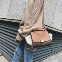 桂兰珊（Guilanshan） 【米苏】秋千包包女2020新款时尚手提包斜跨包单肩锁扣女包蝙蝠包