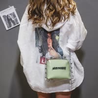 桂兰珊（Guilanshan） 上新夏天小包包女2020新款ins超火包单肩斜跨链条迷你透明果冻包