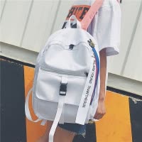 桂兰珊（Guilanshan） 原宿韩版街头潮流情侣双肩背包2020新款个性百搭学生大容量书包潮
