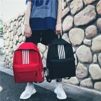 桂兰珊（Guilanshan） 双肩包男女情侣韩版个性2020新款帆布背包大学高中学生中款潮书包