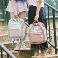 桂兰珊（Guilanshan） 书包女韩版原宿ulzzang高中学生2020新款初中生校园小清新双肩包