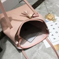 桂兰珊（Guilanshan） 2020冬季新款韩版女包手提包纯色子母包三件套大容量单肩包斜跨包