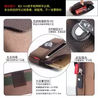 桂兰珊（Guilanshan） 5.5寸手机包 户外运动 穿皮带腰包男士多功能帆布休闲迷你小挂包