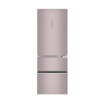 容声(Ronshen)332升 大容量三门 三开门冰箱 彩晶面板(沁享流沙)