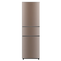 创维(SKYWORTH) 212升 典雅棕 高效无霜风道系统 三门三温区 名牌压缩机 家用冰箱