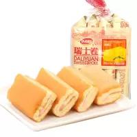 达利园 橙汁味瑞士卷160g/袋 蛋黄派早餐食品零食手撕面包点心面包糕点