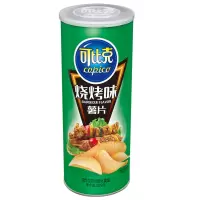 可比克 烧烤味薯片105g/罐 膨化小吃休闲办公宿舍小零达利园食品