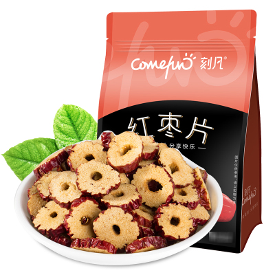 刻凡[红枣片500g]红枣干枣片酥脆泡茶泡水干吃解馋零食