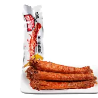 汤老鸭 酱烤长脖香辣味42g*5包烤脖整根卤味熟食解馋小吃香辣味手撕零食