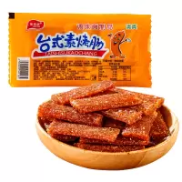 [2件9.8]台式素烤肠辣条18gx10袋装(一袋6根) 儿时回忆辣条开袋即食