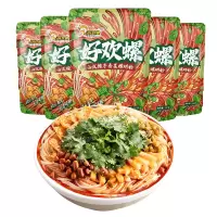 好欢螺香菜油泼辣子螺蛳粉265g*6袋柳州特产螺丝粉方便速食酸辣粉速食米粉