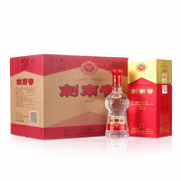[可开发票 保证正品]剑南春 水晶剑 52度 500ml*6瓶整箱装白酒 口感浓香型