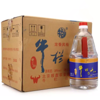 [可开发票 保证正品]牛栏山二锅头 桶装白酒 牛桶系列 陈酿桶装 38度2L*6桶 整箱浓香型白酒