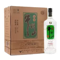 [可开发票 保证正品]牛栏山二锅头 珍品陈酿 银牛 52度1000ml/1L*6瓶整箱装 浓香型白酒