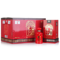 [可开发票 保证正品]百年牛栏山二锅头 婚宴喜酒 百年红系列 红12年十二年39度500ml*6瓶整箱装 浓香型白酒
