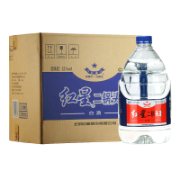 [可开发票 保证正品]红星二锅头桶装白酒 52度 5L*4桶 清香型 整箱装