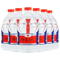 [可开发票 保证正品]红星二锅头桶装白酒 60度 2L*6 桶 清香型 整箱装