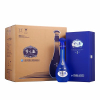 洋河蓝色经典梦之蓝M6 45度整箱装白酒 500ml*4瓶（内含2个礼袋）口感绵柔浓香型
