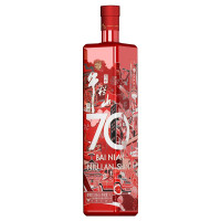 牛栏山二锅头53度白酒 70年纪念 清香型白酒 1000ml单瓶装