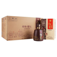 北京红星二锅头 43度醇和紫坛 500ml*6瓶整箱装 兼香型白酒 保真 假一赔十