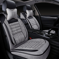 东风标致307新308座垫3008标志4008汽车座套5008全包四季亚麻坐垫