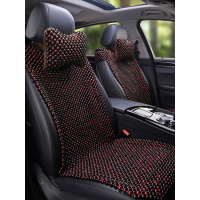 红酸枝汽车木珠坐垫夏季凉垫单片小蛮腰夏天透气单个珠子通用车垫