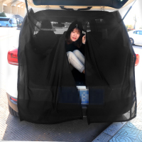 汽车用防蚊虫纱窗帘磁吸车载免安装蚊帐SUV型后备箱尾帘遮阳神器