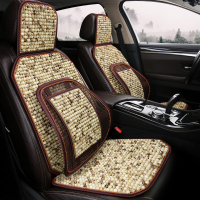 菩提子汽车坐垫夏季冰凉垫单片珠子透气三件套后排通用木珠座椅垫