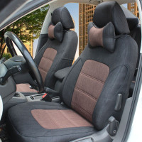 四季全包亚麻座套大众POLO高尔夫7宝来朗逸捷达VS5专用汽车坐垫套