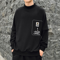 秋冬新款长袖卫衣男士中高领棉质衣服2019年秋天韩版衣服