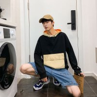 2019新款男装卫衣男士套头宽松潮流长袖港风上衣圆领百搭休闲上衣男装