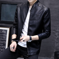 男士皮衣男2019流行春秋新款男装帅气皮夹克修身潮流韩版外套