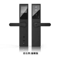 一握即开智能锁指纹锁家用防盗门密码电子门锁电子猫眼版