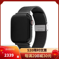 蔻驰COACH 奢侈品 22年新款Apple Watch 简约百搭时尚休闲 皮带石英表男表44mm