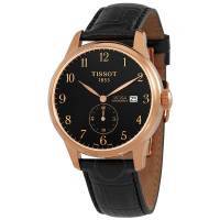 天梭(TISSOT) 瑞士名表 力洛克系列男士商务时尚 黑盘自动机械手表腕表 T006.428.36.052.00
