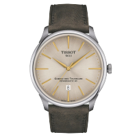天梭(TISSOT) 杜鲁尔系列 23年新款男士商务时尚自动机械手表80小时动力储存T139.407.16.261.00
